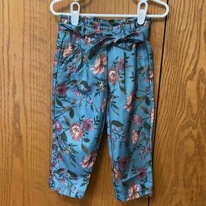 Floral dress pants